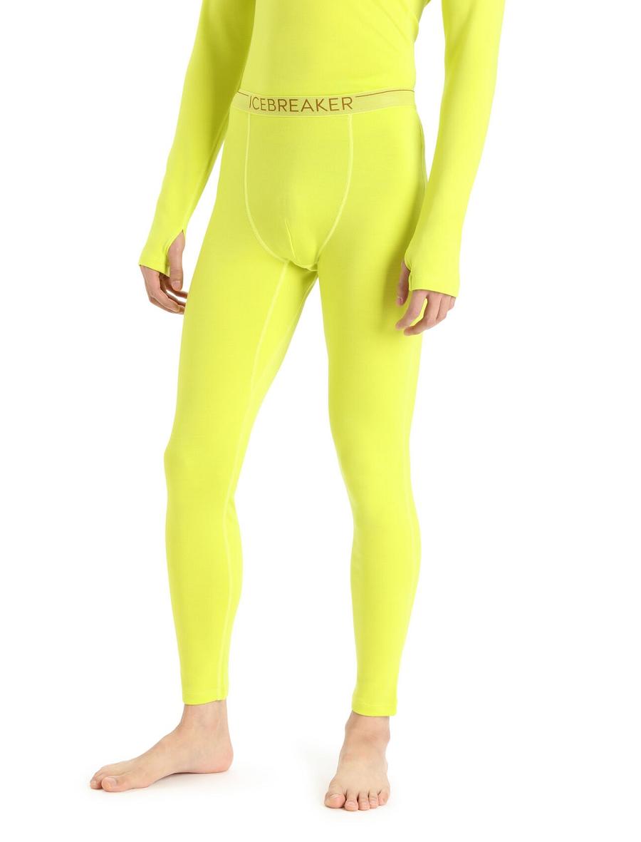 Icebreaker 15.5 Merino Thermal Miesten Leggingsit Keltainen | FI 1122SGLO